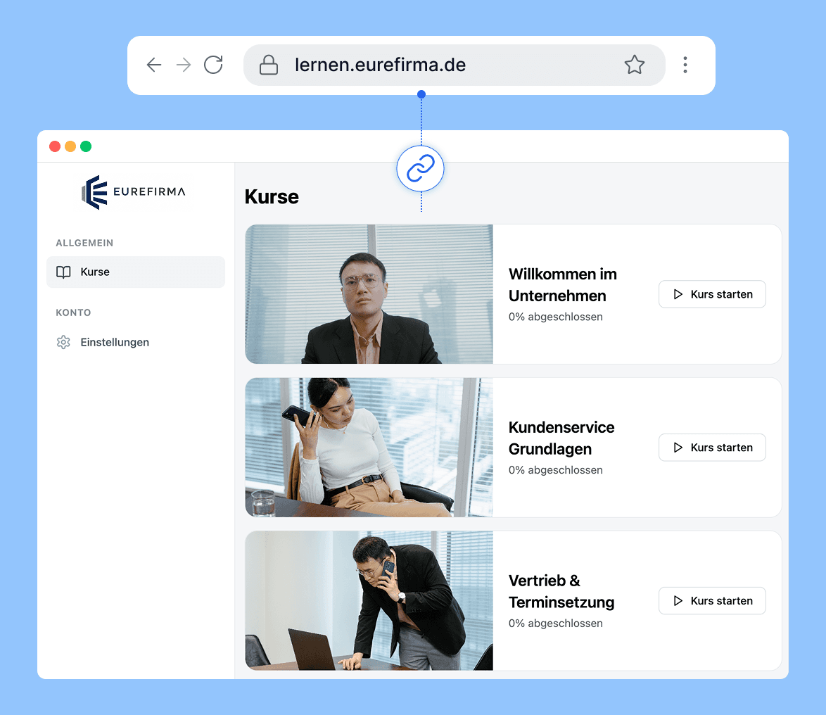NaviLearn unter einer eigenen Domain